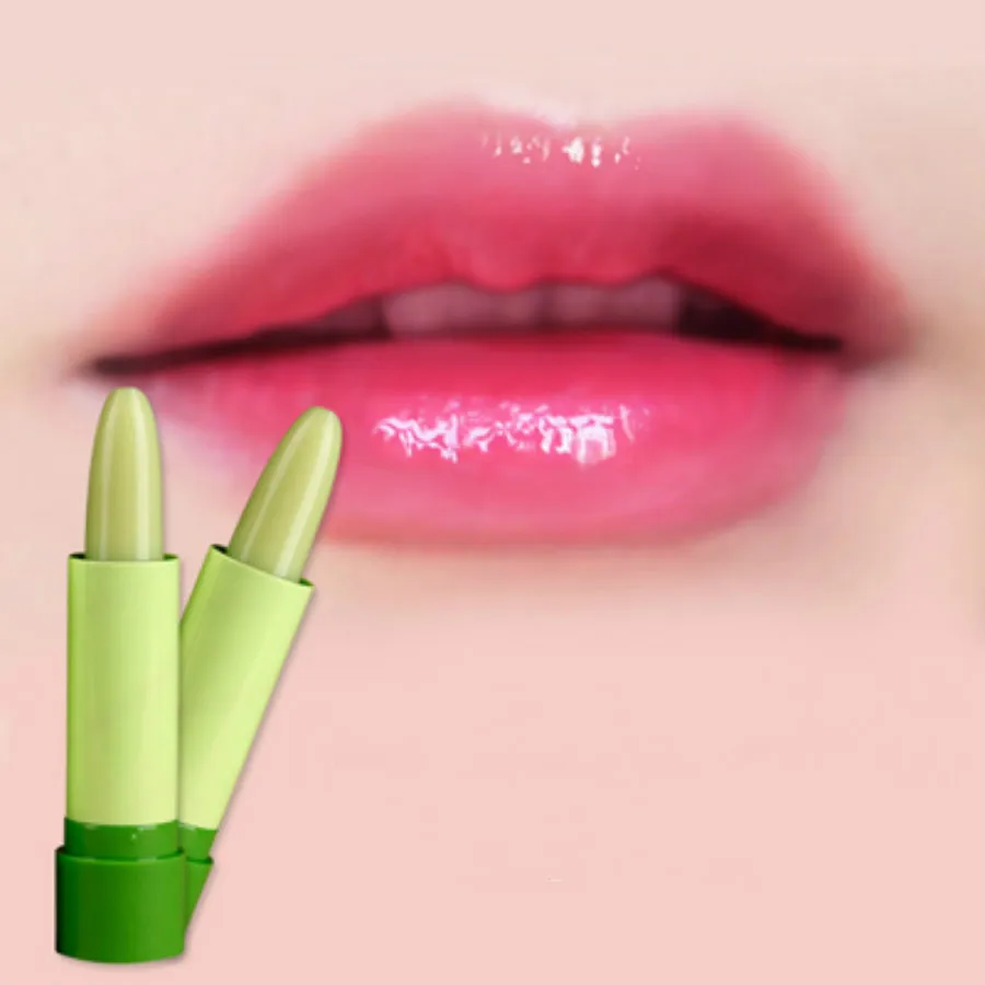 

1 Pcs Rose Red Fruit-flavored Discolored Lipstick Lip Gloss Waterproof Matte Lipstick Long Lasting Lipstick Set Korean Cosmetics