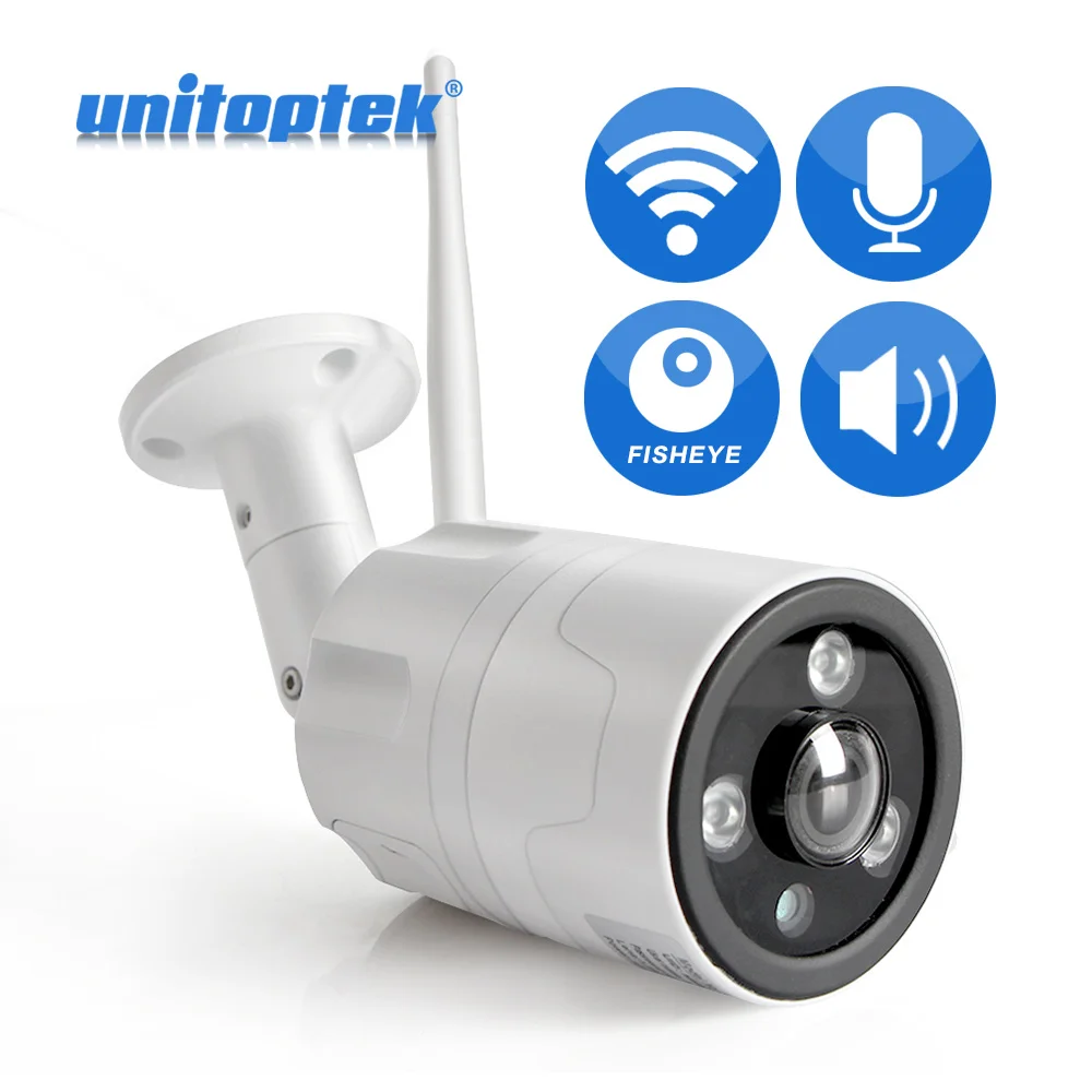 

2MP HD 1080P Security IP Camera WIFI Fisheye Network Wireless Camera Video Surveillance IR Night Vision CCTV Outdoor Bullet Cam