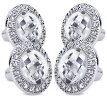 4x ручка ручка серебряный diament блестящий для шкаф ящик двери