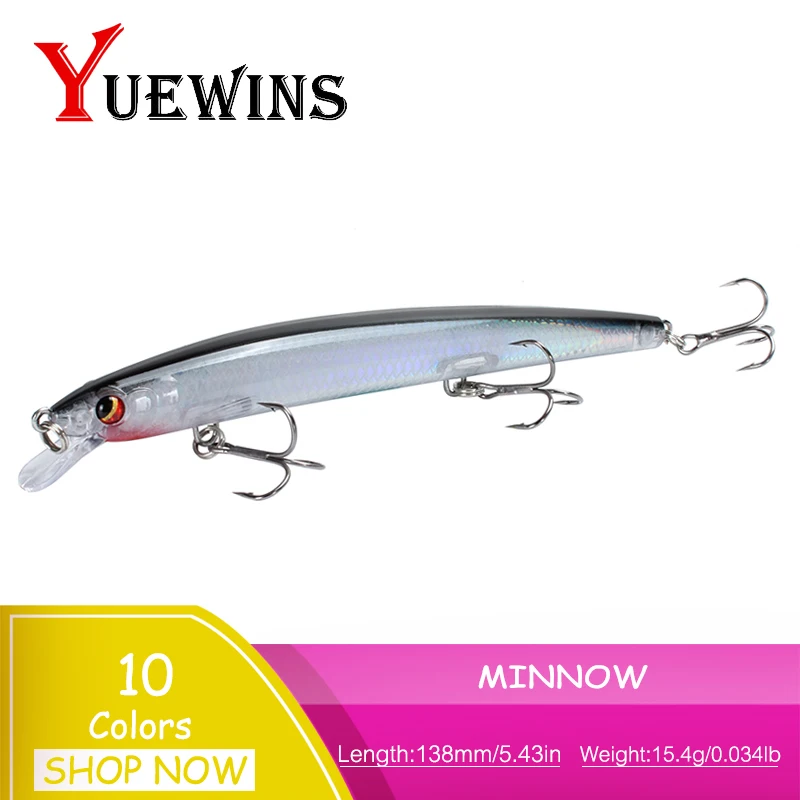 

1PCS Minnow Fishing Lure Laser Hard Artificial 13.8cm 15.4g Bait Fish Wobblers diving 0.3m-1m Crankbait Carp Fishing TP1236