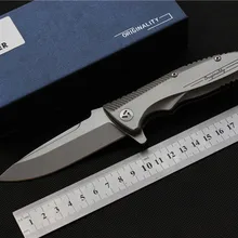 MIKER 1 дизайн керамический шариковый подшипник Флиппер складной нож VG-10 TC4 титановая ручка Походный Охотничий Нож EDC инструмент