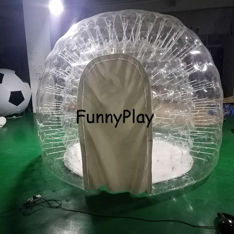 Transparent inflatable lawn bubble tent1