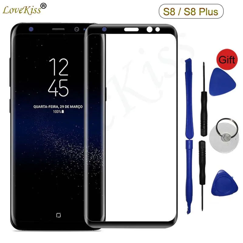 S8Plus панель для samsung Galaxy S8 Plus S8+ G950 G950F G955 сенсорный экран сенсор дигитайзер ЖК-дисплей стеклянная крышка TP Замена