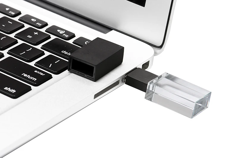 JASTERS-Crystal USB Sticks, Pen Drive de Vidro