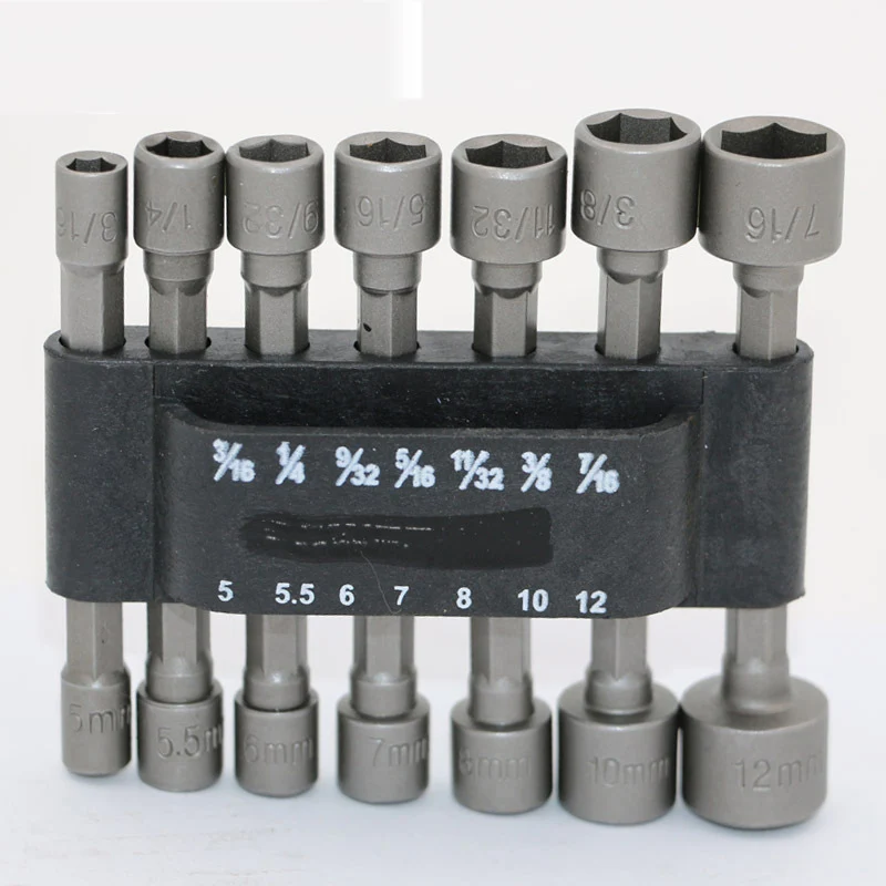 Hexagon Handle Socket Wrench Set Power Sleeve For Electric Screwdriver
