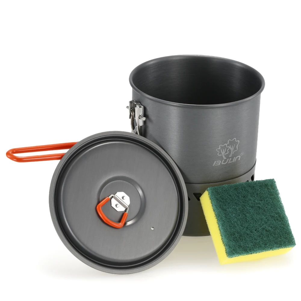 1.5L Outdoor Cook Pot Cooking Equipment Tools Portable Hiking Camping