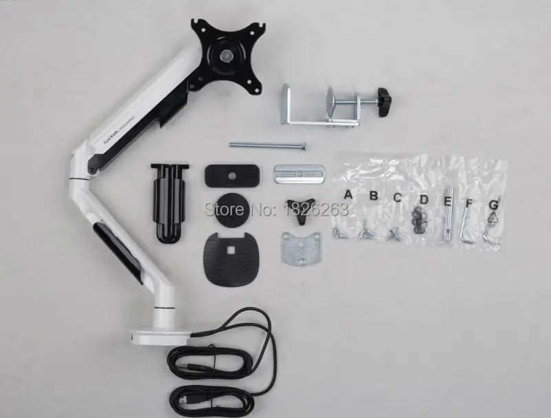 Loctek Q7  ǰ ȭƮ ũž  ,  Ȧ Ʈ , Ǯ  ÷ ĵ, USB Ʈ 2  , 10 ġ-30 ġ