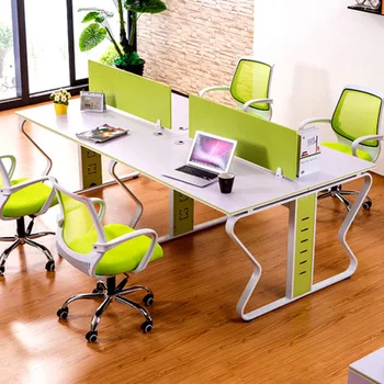 

Office Desk Office Furniture Commercial Furniture panel +steel modern office computer desk wholesale multi size can customize