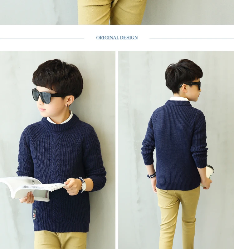 2019 winter children's clothing Boy's clothes pullover Sweater Kids clothes Cotton products Keep warm Boy sweater Thicker HTB1cJoufjuhSKJjSspaq6xFgFXag - 2019 winter children's clothing Boy's clothes pullover Sweater Kids clothes Cotton products Keep warm Boy sweater Thicker