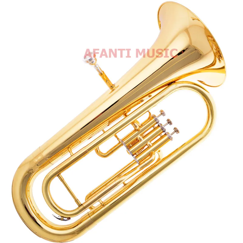 Afanti Music Bb tone / Yellow Brass / Gold Lacquer Baritone (BAR-108)