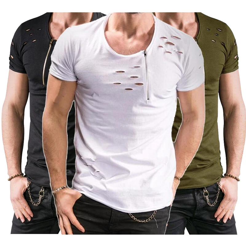 Men/'s Tee Shirts Short Sleeve Muscle Slim Fit O Neck Casual Blouse T-shirt Tops