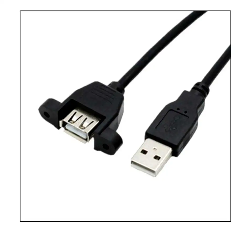 USB 2,0 удлинитель с ушками USB удлинитель может быть зафиксирован с винтовым отверстием чехол перегородка 30 50 100 150 200 300 см Новинка