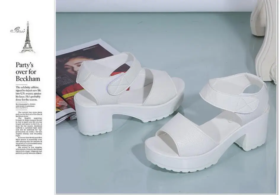 Большой Размеры сандалии Для женщин; Летние босоножки; Новая Для женщин Туфли открытые сандалии римские сандалии на танкетке сандалии, женские тапочки и обувь