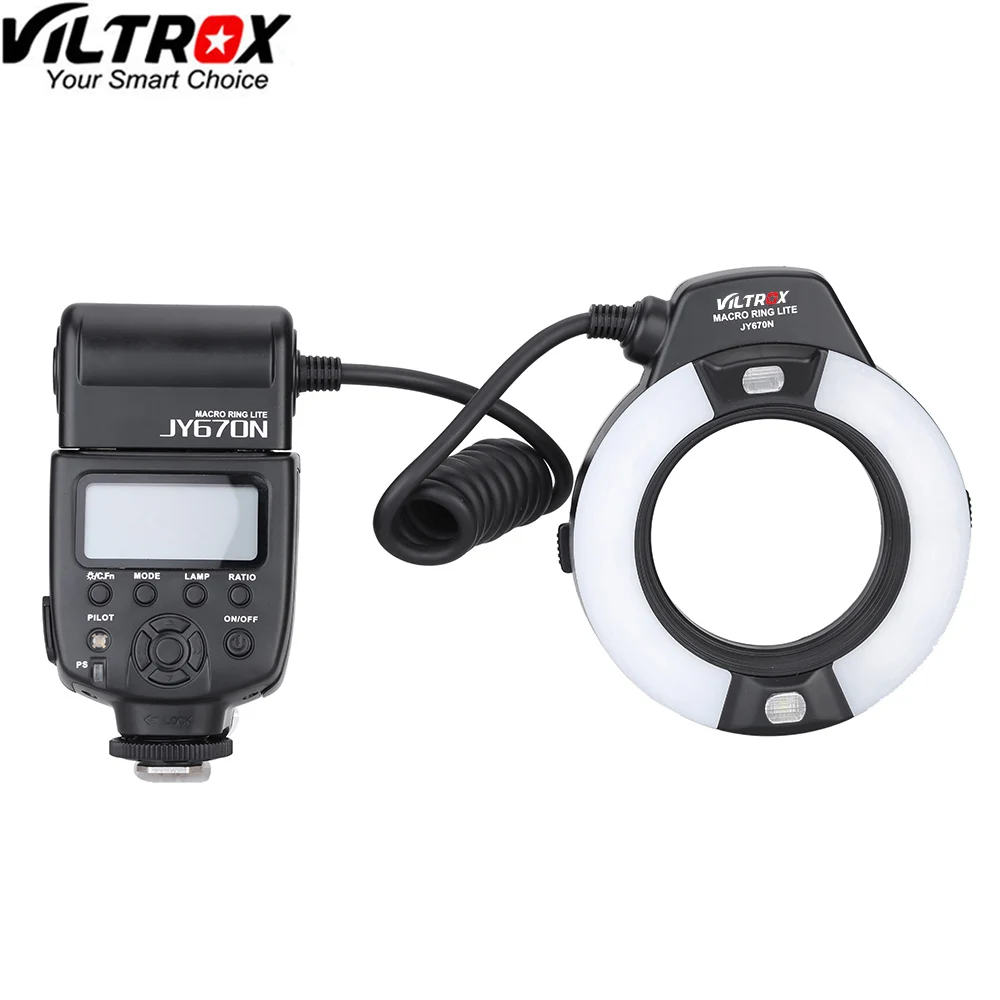 Viltrox JY 670N макро крупным планом заполняющий светодиодный свет на камеру i вспышка