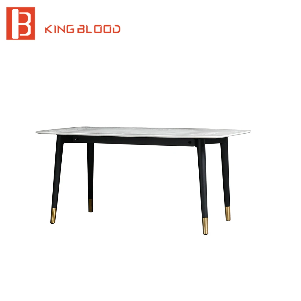 Simple style dining room furniture marble dining table set Simple style dining room furniture marble dining table set