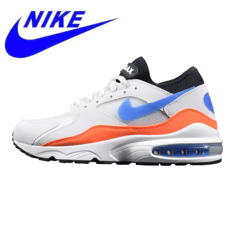 Оригинальная продукция Nike Air Max 93 для мужчин's кроссовки белый и синий