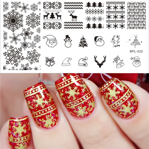 BORN PRETTY Nail Art шаблонные штампы пластина Весенняя серия цветок Прямоугольник маникюрная пластина с изображениями для нейл-арта - Цвет: 23268