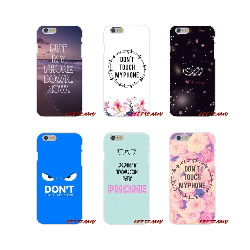 Cool Don't touch мой телефон для iPhone X XR XS MAX 4 4S 5 5S 5C SE 6 6S 7 8 Plus Аксессуары чехлы телефонов