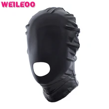 Mouth not covered sex mask slave bdsm sex toys for couples fetish mask sex toys bdsm