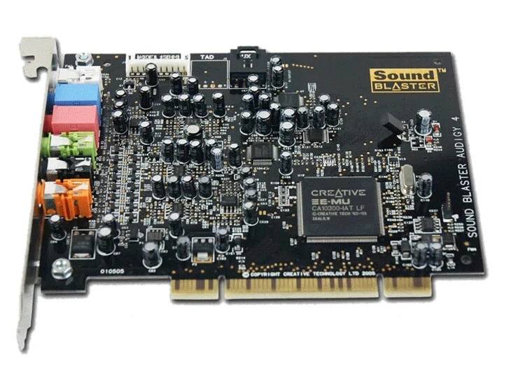 Бесплатная доставка Новая креативная звуковая карта 7 1 Audigy 4 II PCI встроенная для