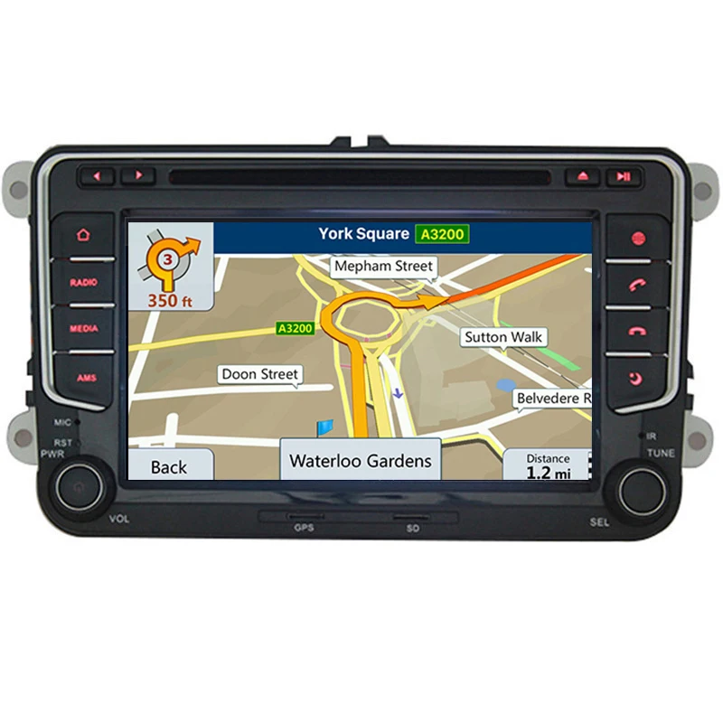 Clearance 7" in-dash Car DVD player with GPS navigation,audio Radio stereo,USB/SD BT/TV Canbus,car multimedia headunit for VW universa 3