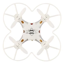 Mini Pocket Drone 4CH 6 Axis Gyro RC Micro Quadcopter with 3D Flip, Headless Mode, One Key Return Nano Copters RTF Mode 2 white
