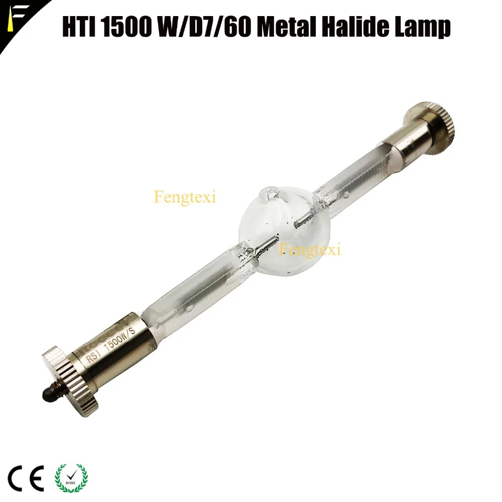 En kaliteli HTI 1500 W/D7/60 1500 w/s sahne hareketli kafa halojen Metal Halide lamba ampulü 1500 kısa HTI1500 yedek 500hrs