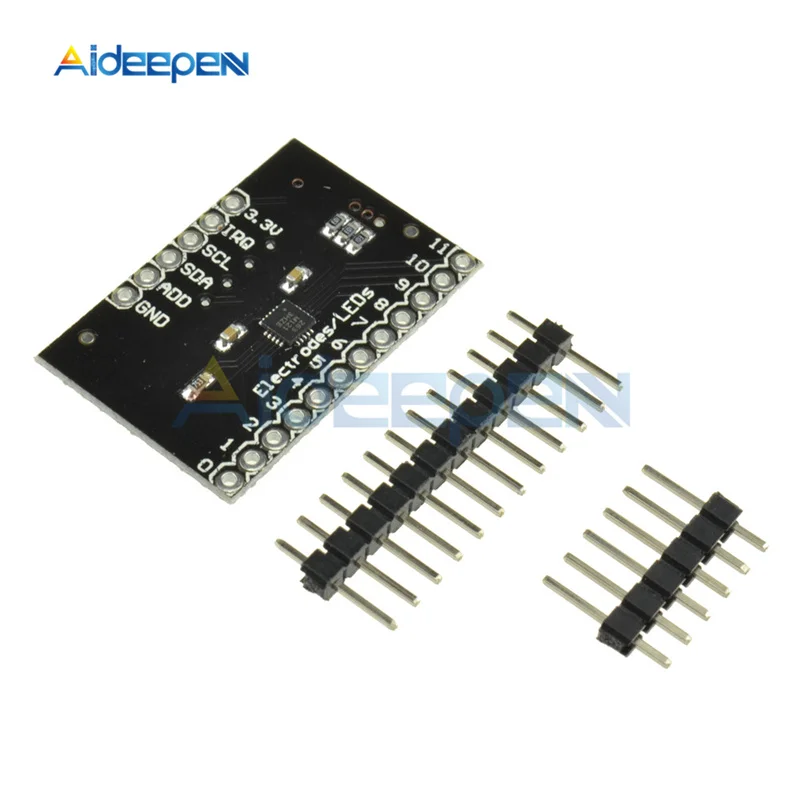 MPR121 Breakout V12 Capacitive Touch Sensor Controller Module I2C IIC Interface keyboard Development Board For Arduino | Инструменты