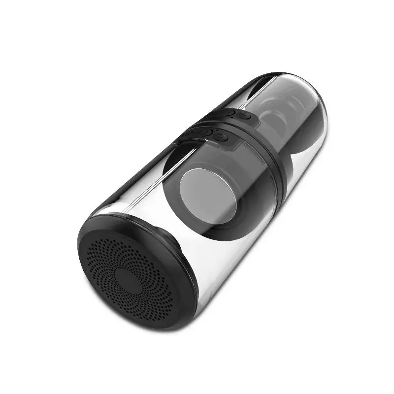Перезаряжаемый портативный Tws Bluetooth динамик водонепроницаемый беспроводной Стерео магнитный всасывающий мини открытый динамик s для телефона - Цвет: Black