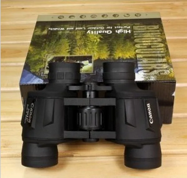 2015 black and army green canon binoculars telescope 20x50 HD powerview porro prism binoculars none font