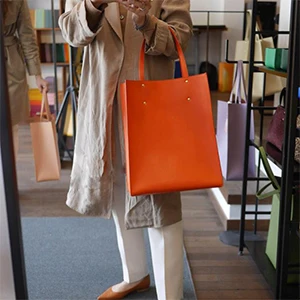 Top-handle Women Handbag Solid Big Capacity Women Casual Tote Fashion Brand Females Bucket Luxury PU Leather Ladies Bolsa - Цвет: Orange