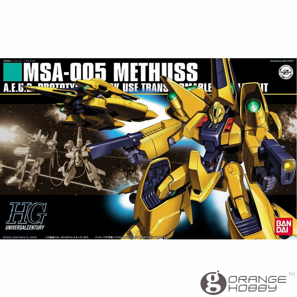 OHS Bandai HGUC 061 1/144 MSA-005 Methuss мобильный костюм сборки модель Наборы