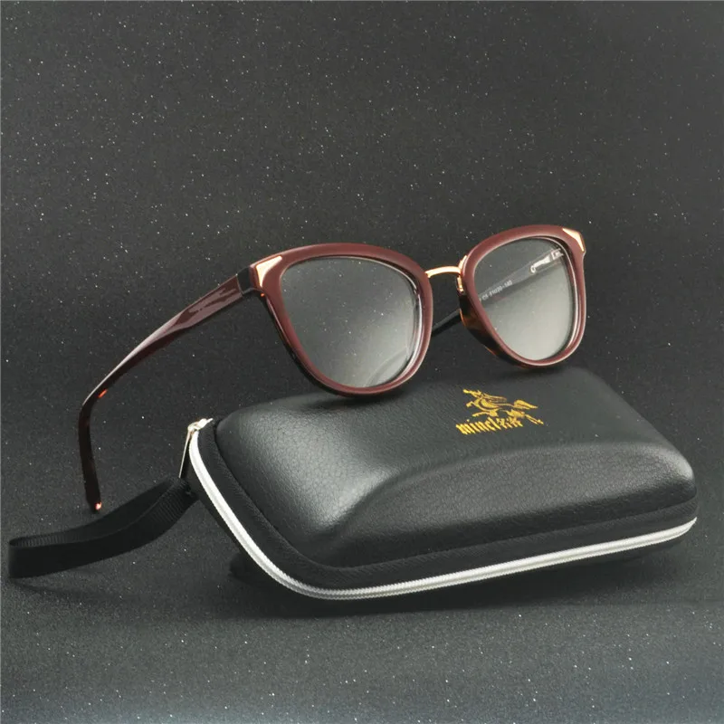 

2019 Retro Style Round Glasses Frame Women High Grade Eyewear Ladies Ultralight Eyewear Frame Myopia Frame with box FML