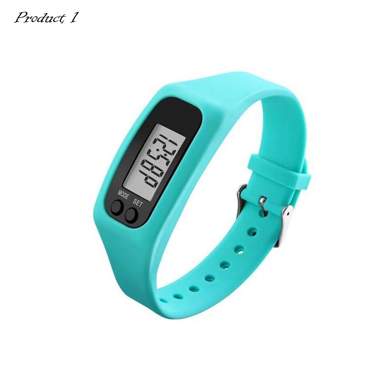 Multi function LED Electronic Running pedometer movement Bracelet