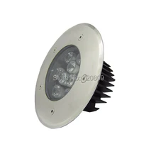 10 шт./лот 9 Вт DC12V inground открытый сад подземный похоронен лампы Чистый/теплый белый Нью