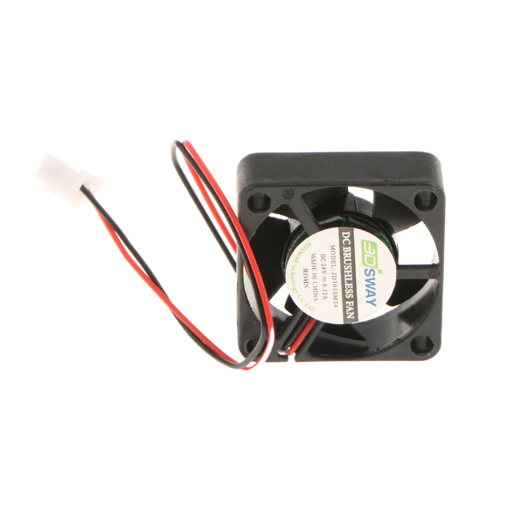 3D Printer 30x30x10mm 24V DC Cooling Fan Wired Hydraulic Fans Cooler Silent 