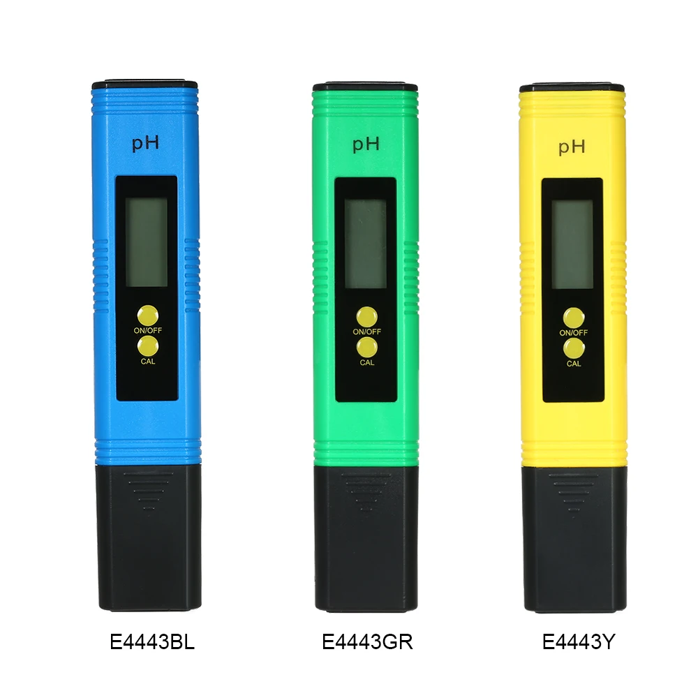 

Portable Digital pH Meter Test Pen High-Accuracy Aquarium Water Quality Tester Test the pH level of solution/water LCD