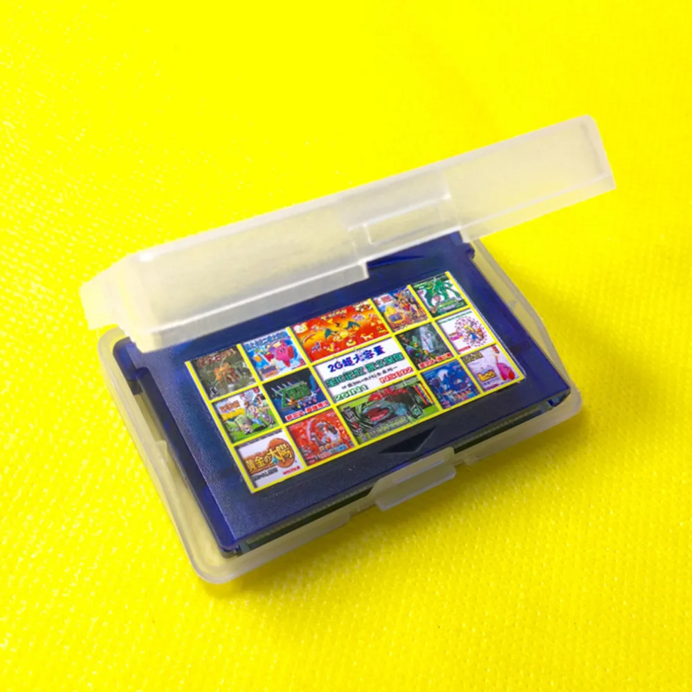 

New Plastic Clear Game Cartridge Cases Box Protector For Nintendo Game Boy GBA Wholesale Hot Promotion