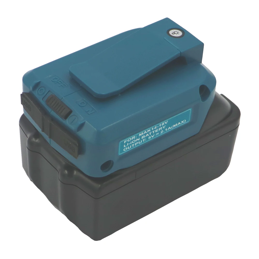 Makita ADP05 14 4/18В преобразователь литиевых батарей для зарядного usb адаптера BL1430