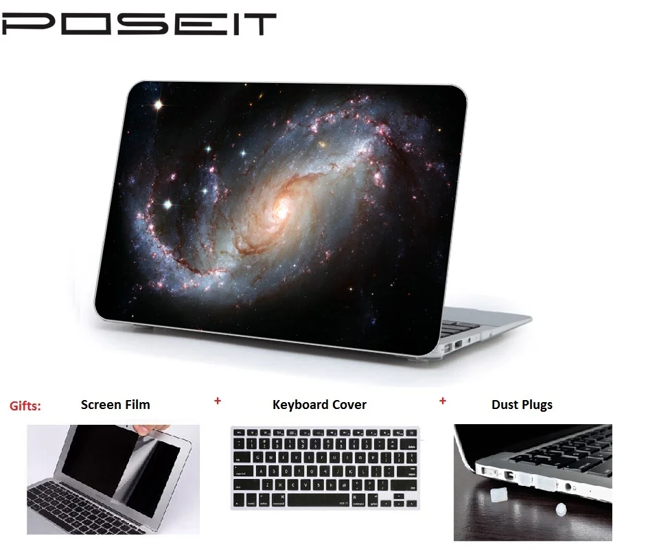 2018 NEW For Apple Macbook Touch Bar 15 Model:A1707 A1990 Hard Case Cover Laptop Shell+Keyboard Cover+Screen Film+Dust Plugs