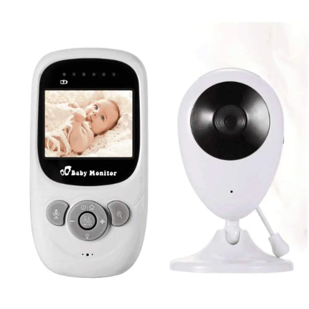 

Radio Nanny baby monitor with camera 880D 2.4 inch LCD baby camera IR night light vision 4 Lullabies 2X Zoom Temperature monitor