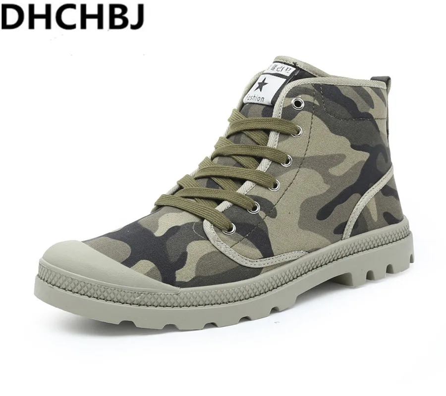

Men Casual Shoes Ankle Military Canvas Shoes Tactical Combat Lace-Up Spring/Autumn Men shoes Zapatillas Hombre Big Size 38-47