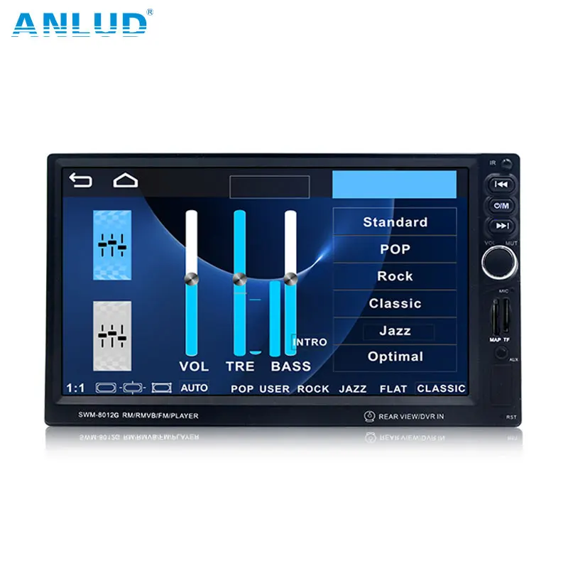 

ANLUD 7-Inch 1080P HD Car Player GPS Navigation Car MP4/MP5 Brake Prompt Vehicle Music Player Car Reverse Detection FM Radio