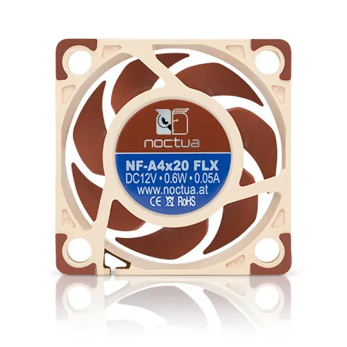 Noctua NF-A4x20 FLX 40 мм 40X40X20 мм 5000 об/мин 14,9 дБ(А) PC Вентилятор охлаждения кулер вентилятор радиатора компьютерные корпуса и башни вентилятор