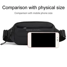 Многофункциональная поясная сумка, модная повседневная мужская поясная сумка, сумка через плечо для активного бега, пешего туризма, путешествий