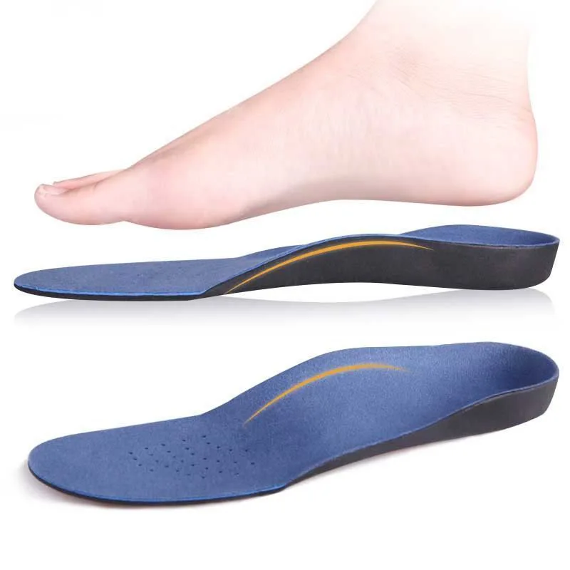 1Pair EVA High Memory Orthotic Foam Foot Heel Cushion Arch Insoles Shoe