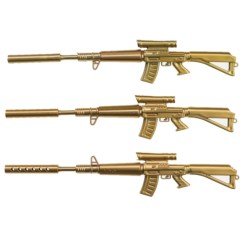 

3pcs / Batch Of Japanese Creative Classic Stationery Machine Gun Model Neutral Pen School Supplies Writing Signature Office Gift