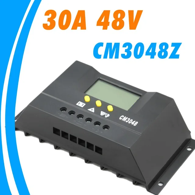 30A 48V Solar Controller LCD PV panel Battery Charge Controller Solar
