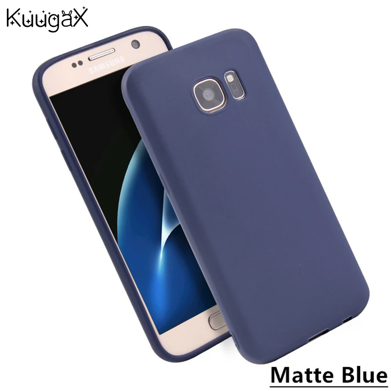 Матовые чехлы для Samsung Galaxy S8 S9 плюс Note8 C5 C9 Pro A3 2017 A5 A7 J7 J5 J3 ЕС J2 Prime S6 S7 край мягкий