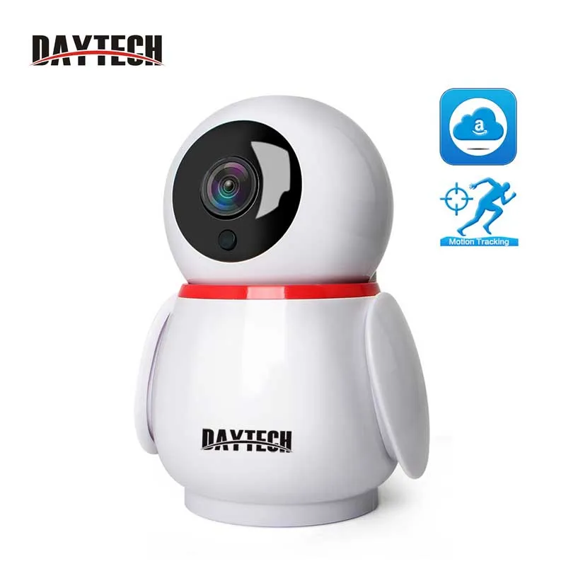 

DAYTECH 2MP Smart Security IP Camera Wireless WiFi Mini Camera 1080P Baby Monitor Audio Cloud Record IOS Android Auto Tracking